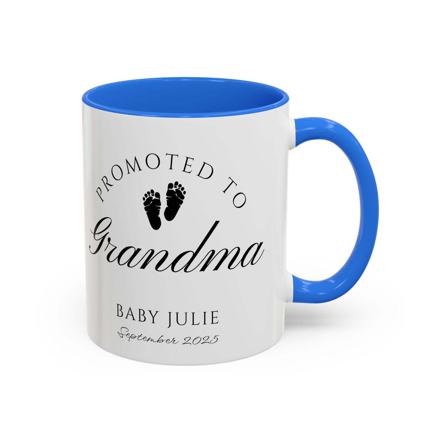 Promoted to Grandma Mug, Pregnancy Announcement Coffee Cup, Baby Reveal Gift, New Grandparent Mug, Grandma to Be Gift, Custom Baby Announcement