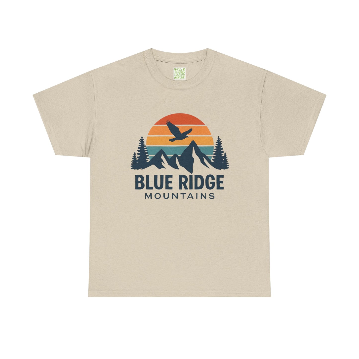 Blue Ridge Parkway Unisex Heavy Cotton Tee, Nature Lover Shirt, Blue Ridge Mountains, North Carolina Shirt, Camping Gift
