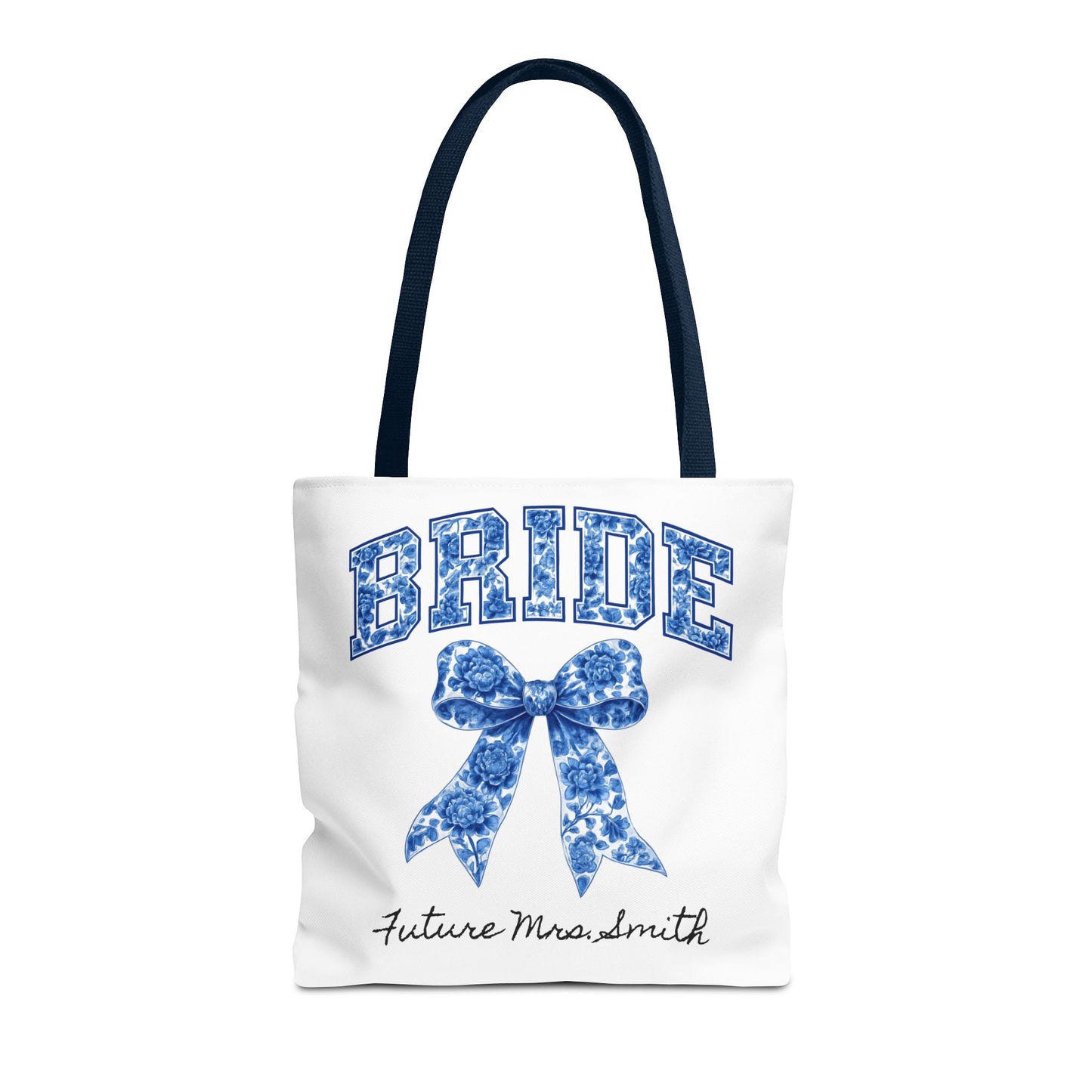 Bridal Tote Bag, Future Mrs. Smith Gift, Wedding Planning, Bride-to-Be Accessory, Personalized Bridal Shower Favor