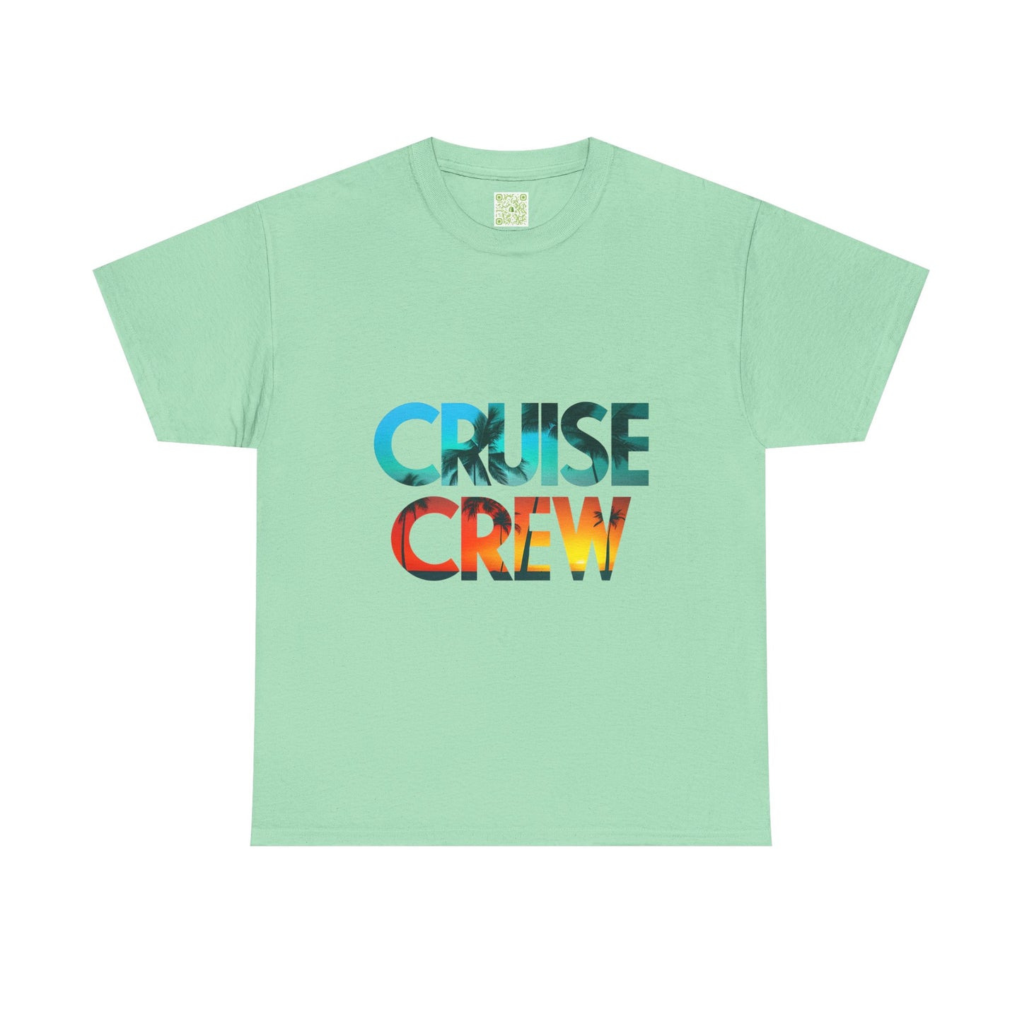 Cruise Crew Unisex Heavy Cotton Tee - Stylish Summer Vacation Shirt