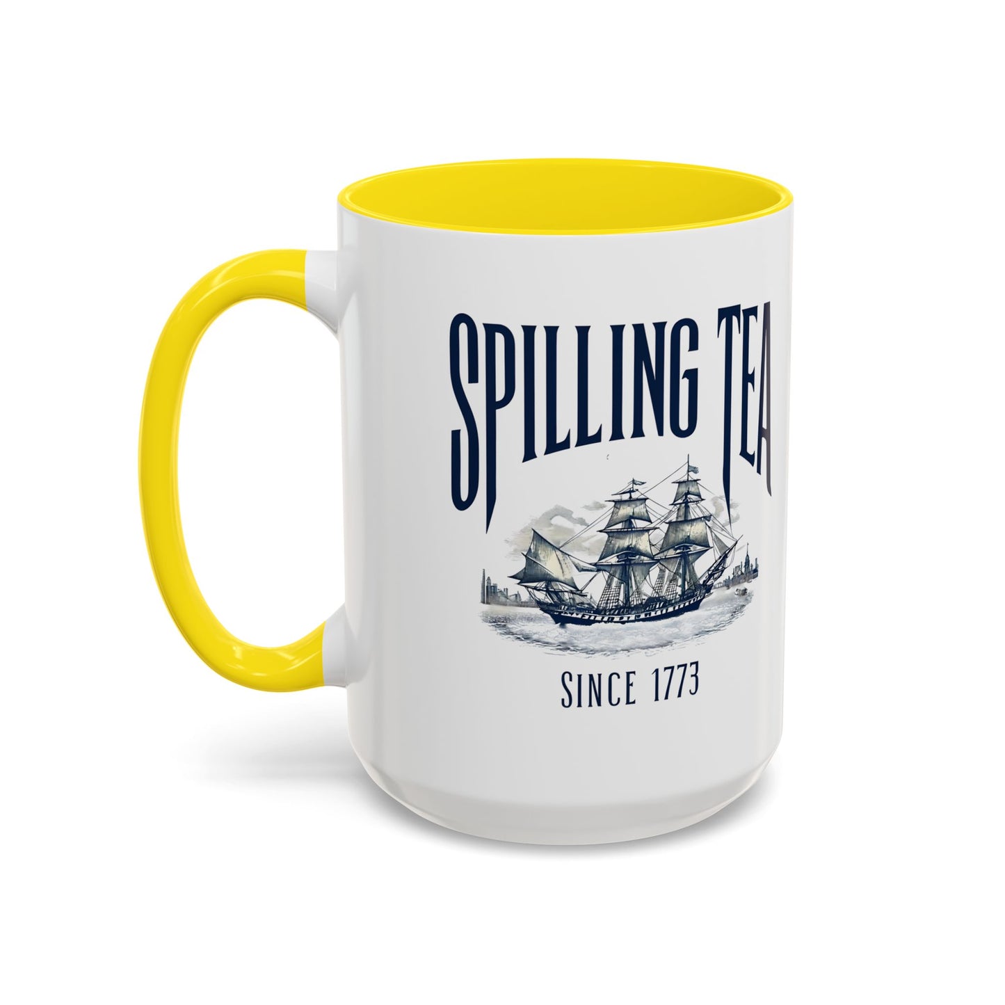 Spilling Tea Since 1773 Coffee Mug, Patriotic Coffee Mug, Funny Patriot Gift, American Freedom, Memorial Day