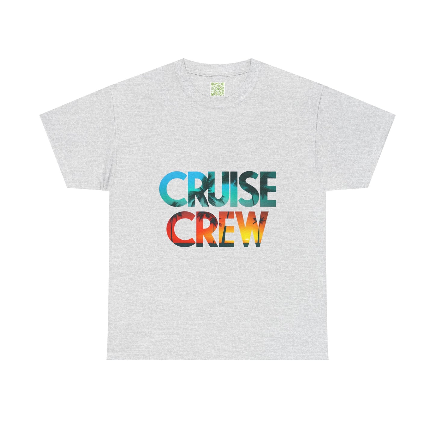 Cruise Crew Unisex Heavy Cotton Tee - Stylish Summer Vacation Shirt