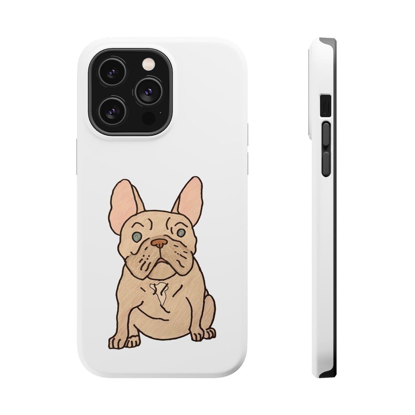 French Bulldog Magnetic Tough Case, Cute Pet Phone Cover, Dog Lover Gift, MagSafe Phone Protector, Unique Phone Accessory