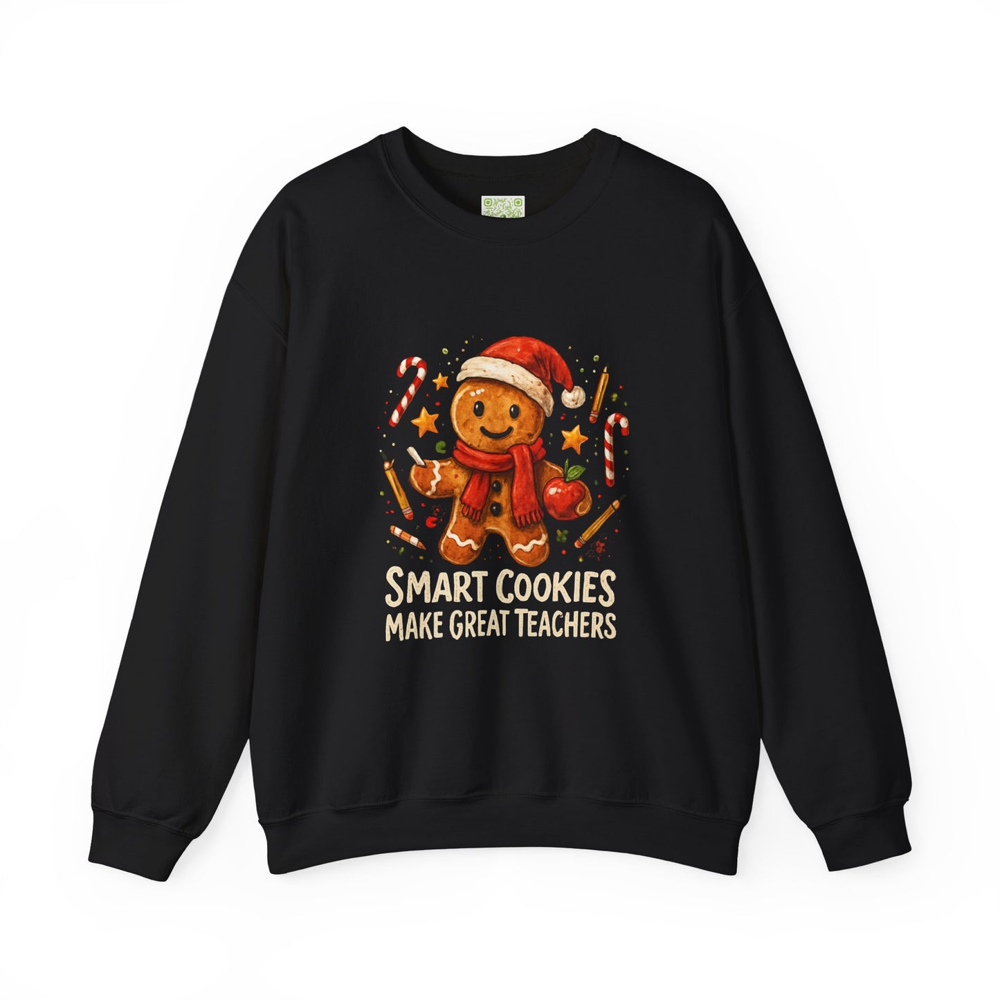Gingerbread Teacher Sweatshirt, Best Teacher Ever, Festive Educator Gift, Teacher Holiday Gift, Xmas Gift, Santas Favorite