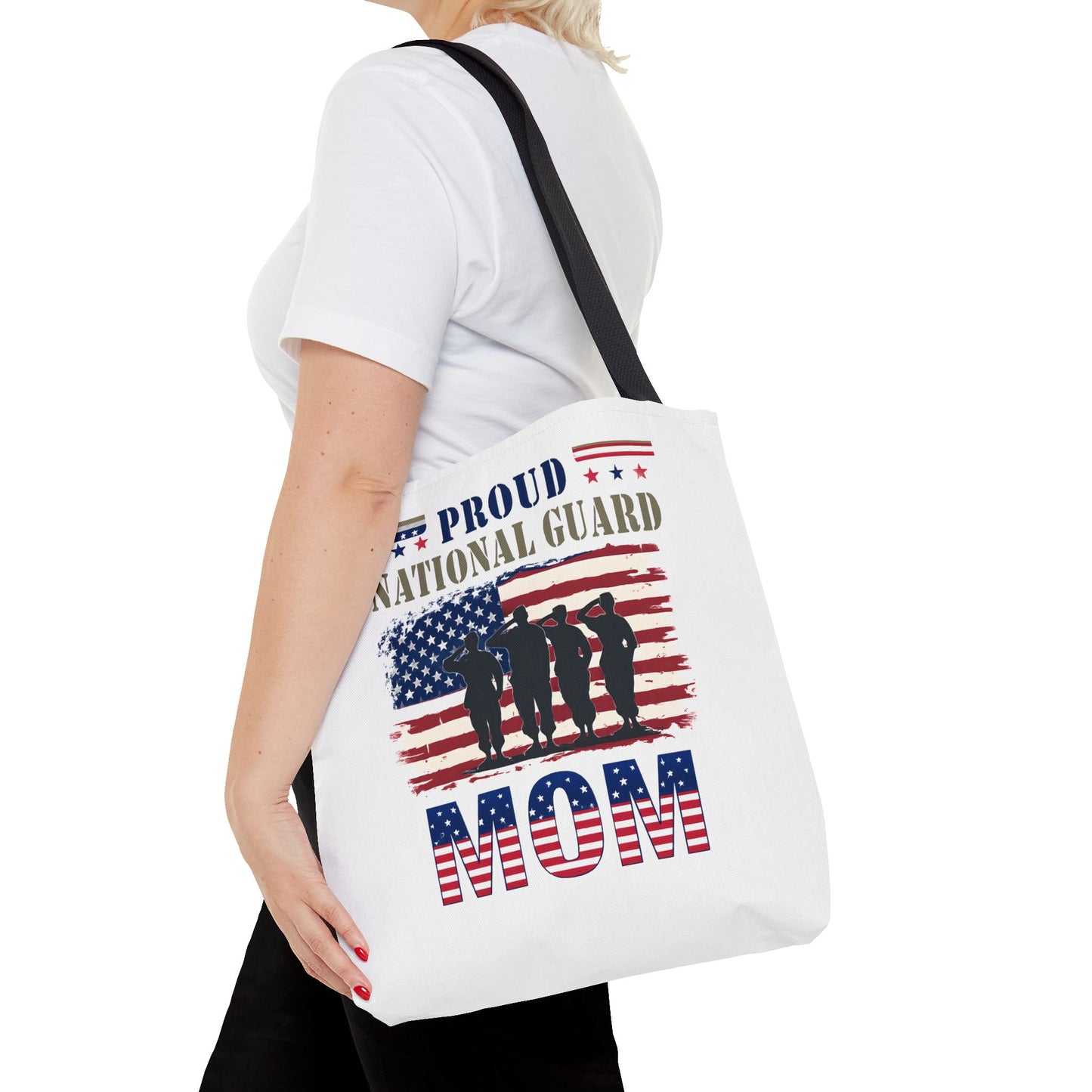 Proud National Guard Mom Tote Bag, Proud Army Mom, Marine Mom, Army Wife, Military Mom, Military Tote Bag, USA
