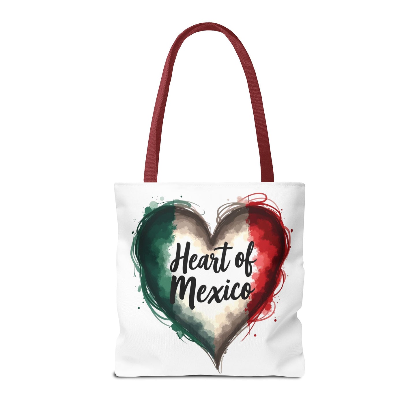 Heart of Mexico Tote Bag, Hispanic Heritage Bag, Mexican Pride Tote, Mexican Culture Bag, Brown Pride, Weekender Bag