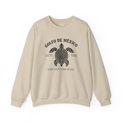 Stay Salty and Resist Turtle Sweatshirt, Gulf of Mexico, Democrat Tee, Resistance Shirt, Social Justice