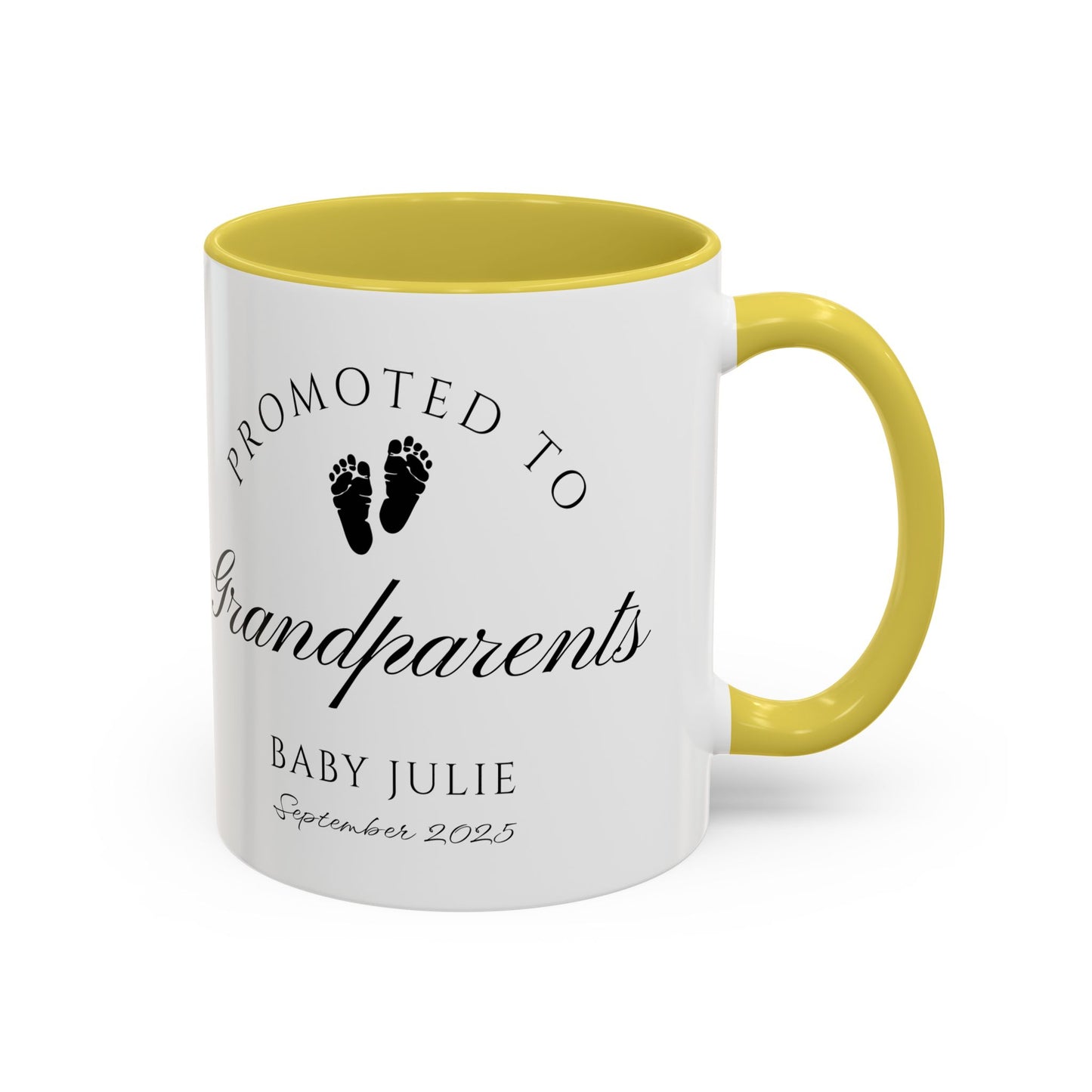 Promoted to Grandparents Mug, Pregnancy Announcement Coffee Cup, Baby Reveal Gift, New Grandparent Mug, Personalized Baby Announcement