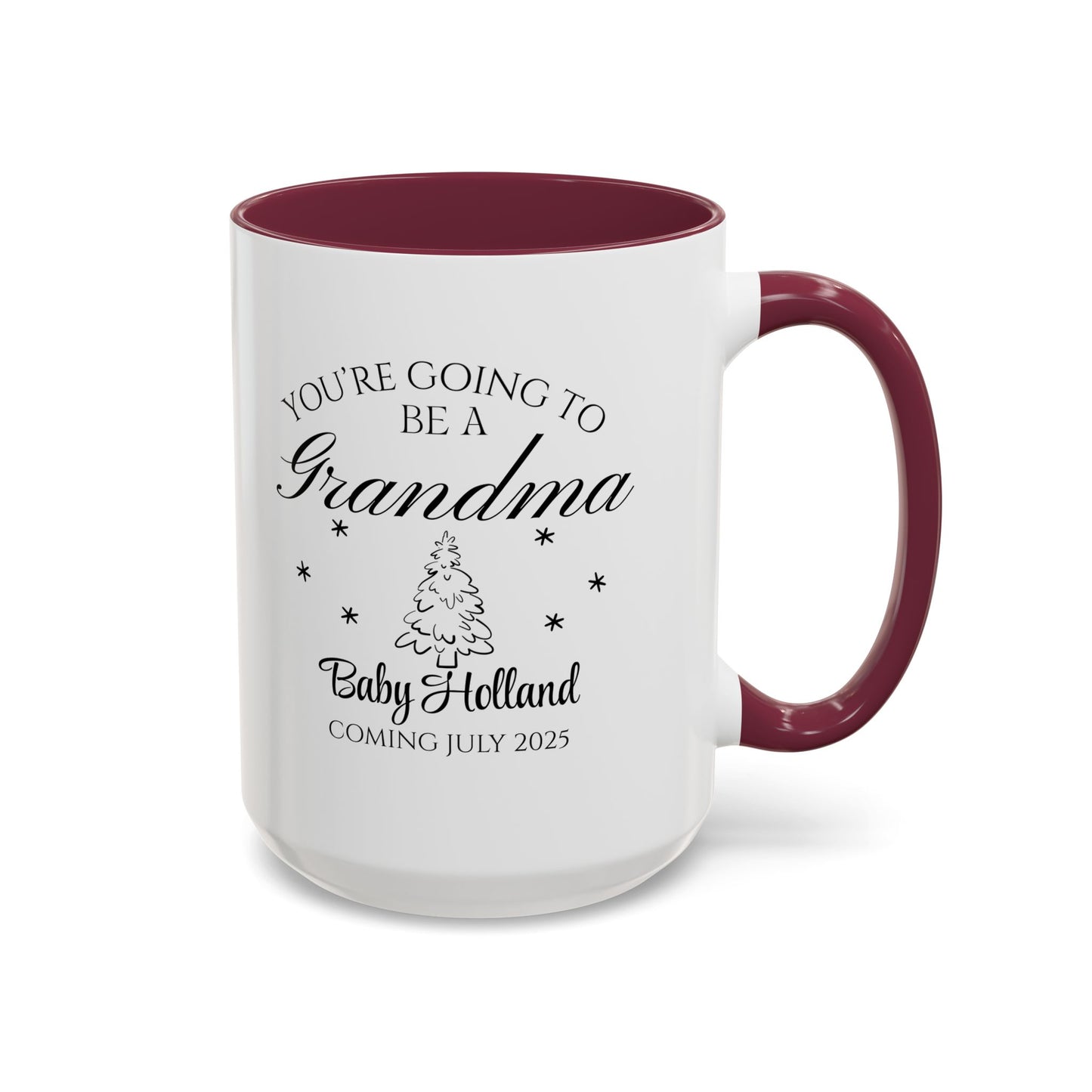 You’re Going to Be a Grandma Mug, Pregnancy Announcement Coffee Cup, New Grandma Gift, Baby Reveal Mug for Grandparents, 2025 Baby Announcement