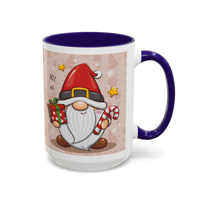 Ho Ho Santa Gnome Christmas Mug, Cute Holiday Coffee Cup, Festive Hot Cocoa Mug, Gnome Lover Christmas Gift, Cozy Winter Drinkware for Holiday Cheer