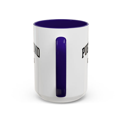 Seattle, Tacoma, Puget Sound Washington Accent Coffee Mug, Tacoma, Puget Sound Gift, Puget Sound WA, Washington Souvenir, Puget Sound Mug