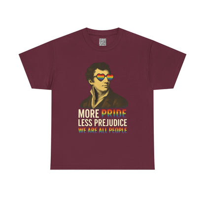 Pride Month Graphic Tee, More Pride Less Prejudice, Queer Shirt, Trans Shirt, Lesbian Shirt, LGBT Pride Outfit, pridemonth, Gay Pride