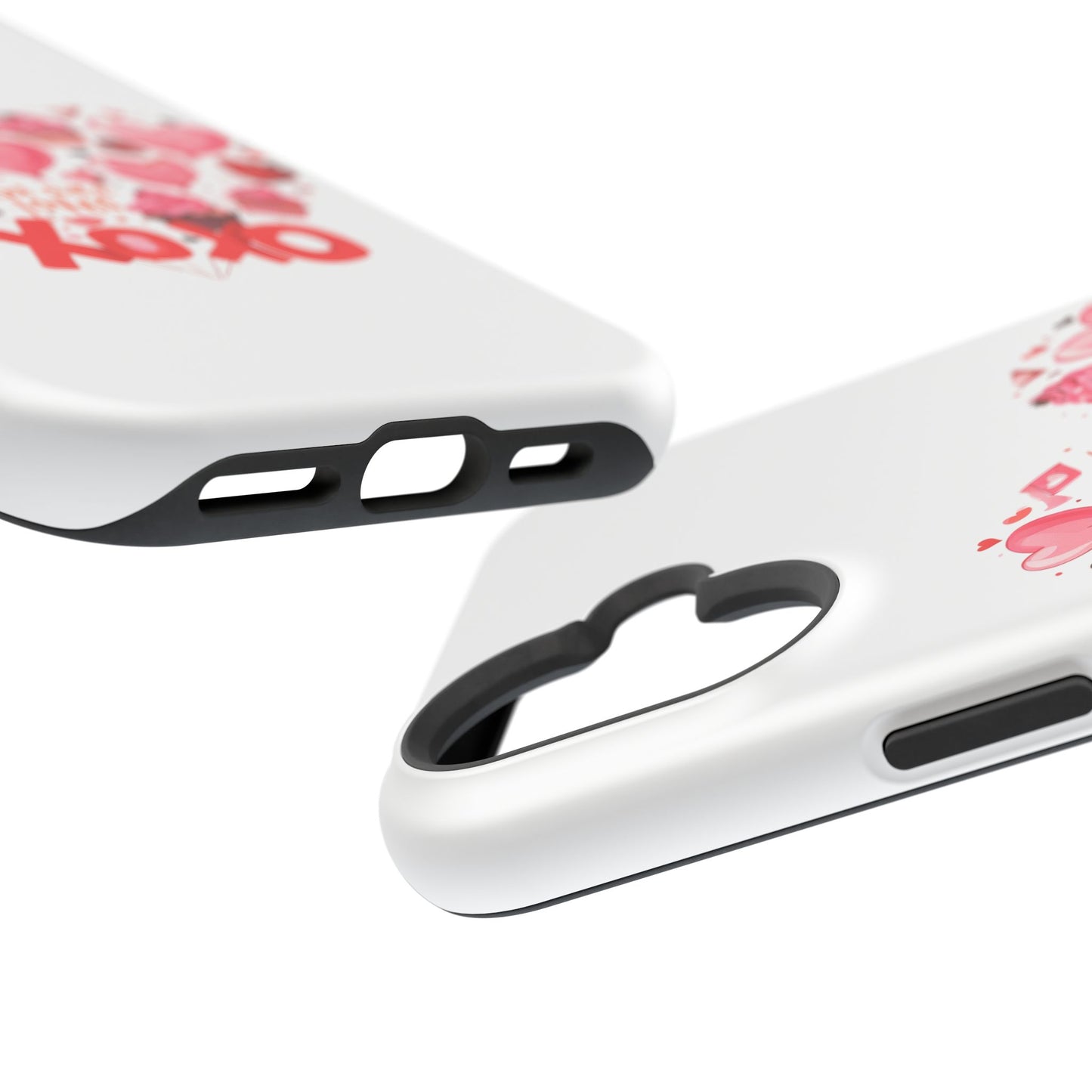 Valentine's Day Magnetic Tough Cases, Cute Phone Cover, Gift for Her, Love Heart Design, Personalizable Tech Accessory