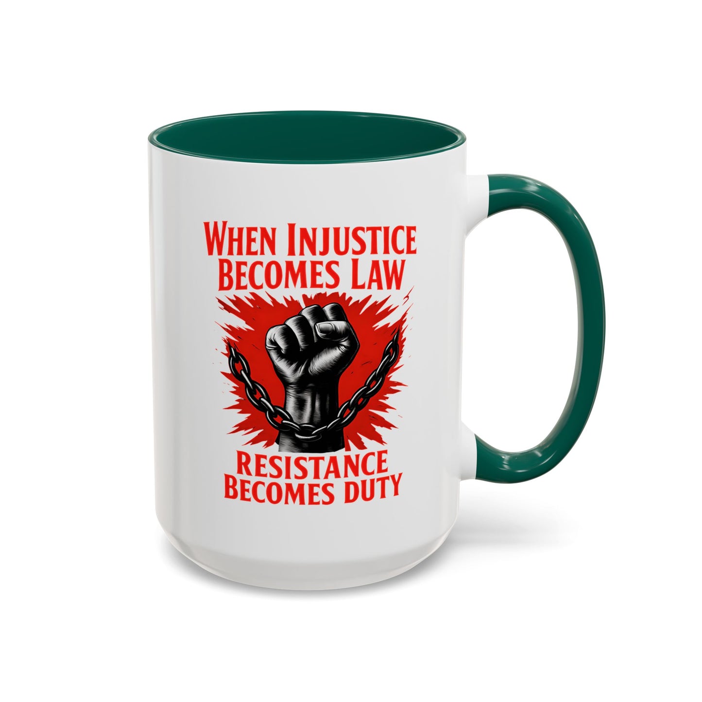 anti trump mug, chinga la mirgra, When Injustice Becomes Law, Resistance Mug, Social Justice Mug, Equality Coffee Cup, Resist Mug Gift