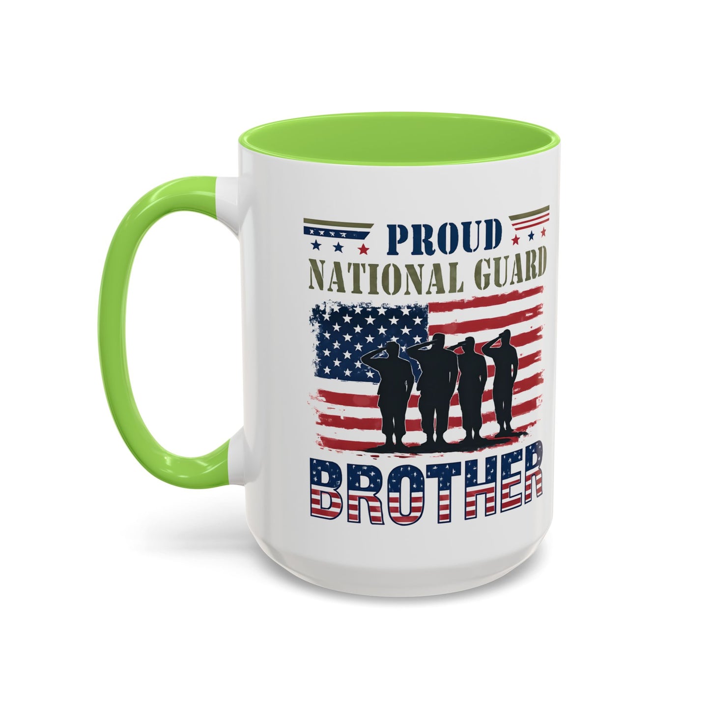 National Guard, Proud Brother Coffee Mug, Veteran Appreciation Mug, Military Family Gift, Army Gifts, Tactical Gifts