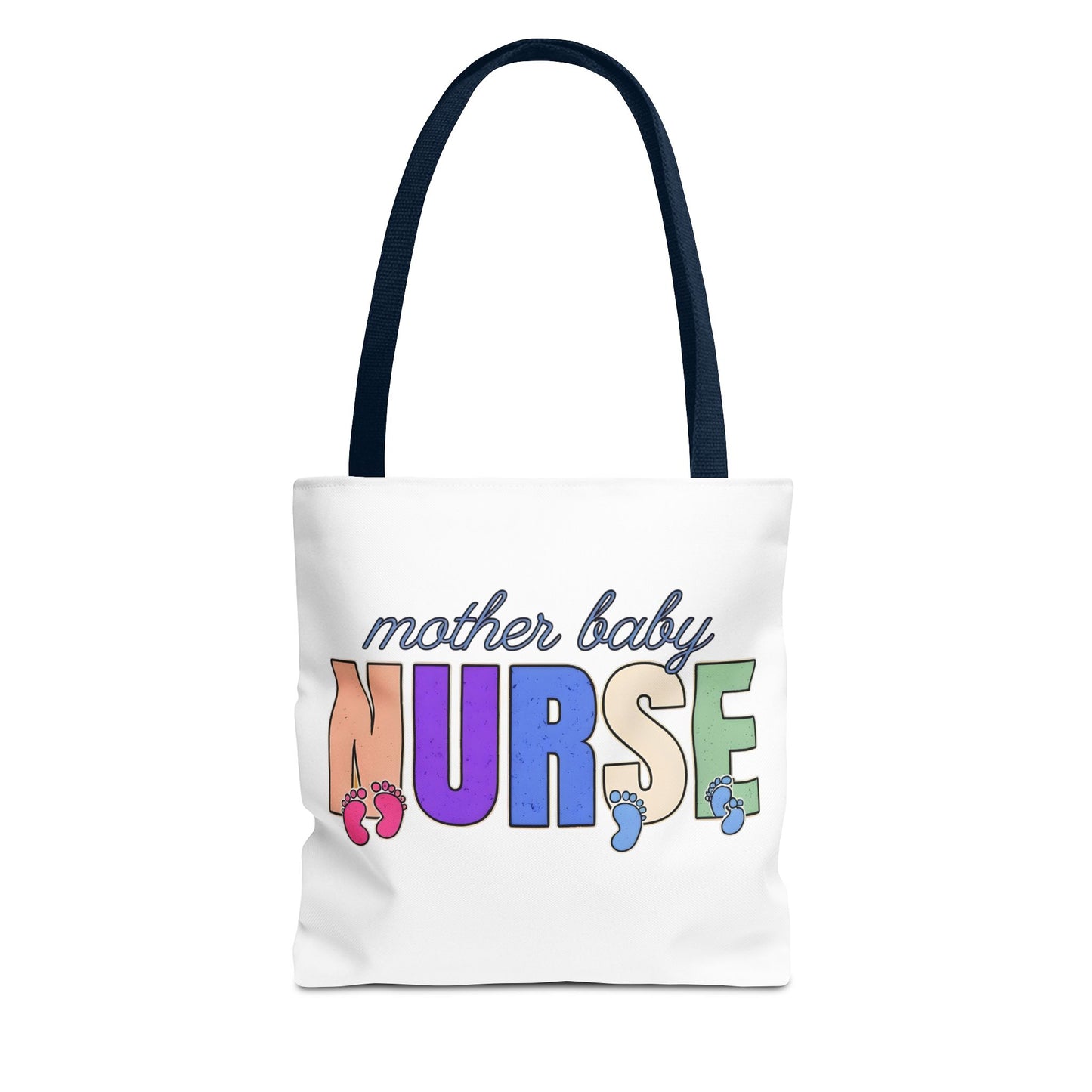 Postpartum Mother Baby Nurse Tote Bag, Nurse Appreciation, Cute Nurse Bag, Labor and Delivery, Midwife Gift
