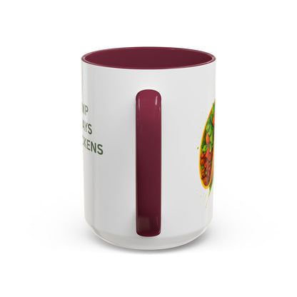 Trump Always Chickens Out TACO Mug, Subtle Anti Trump, Democrat Gift Mug, Funny Liberal Gift, Political Mug