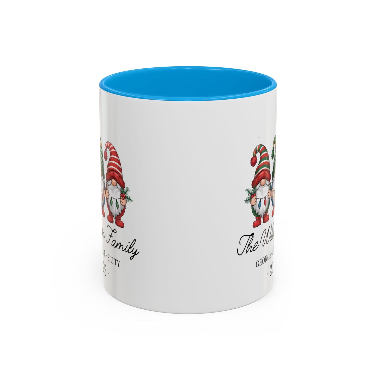 gnome mug, Personalized Family Gnome Christmas Mug, Custom Family Name 2025 Coffee Cup, Cute Holiday Gift for Family, Christmas Gnome Mug Keepsake