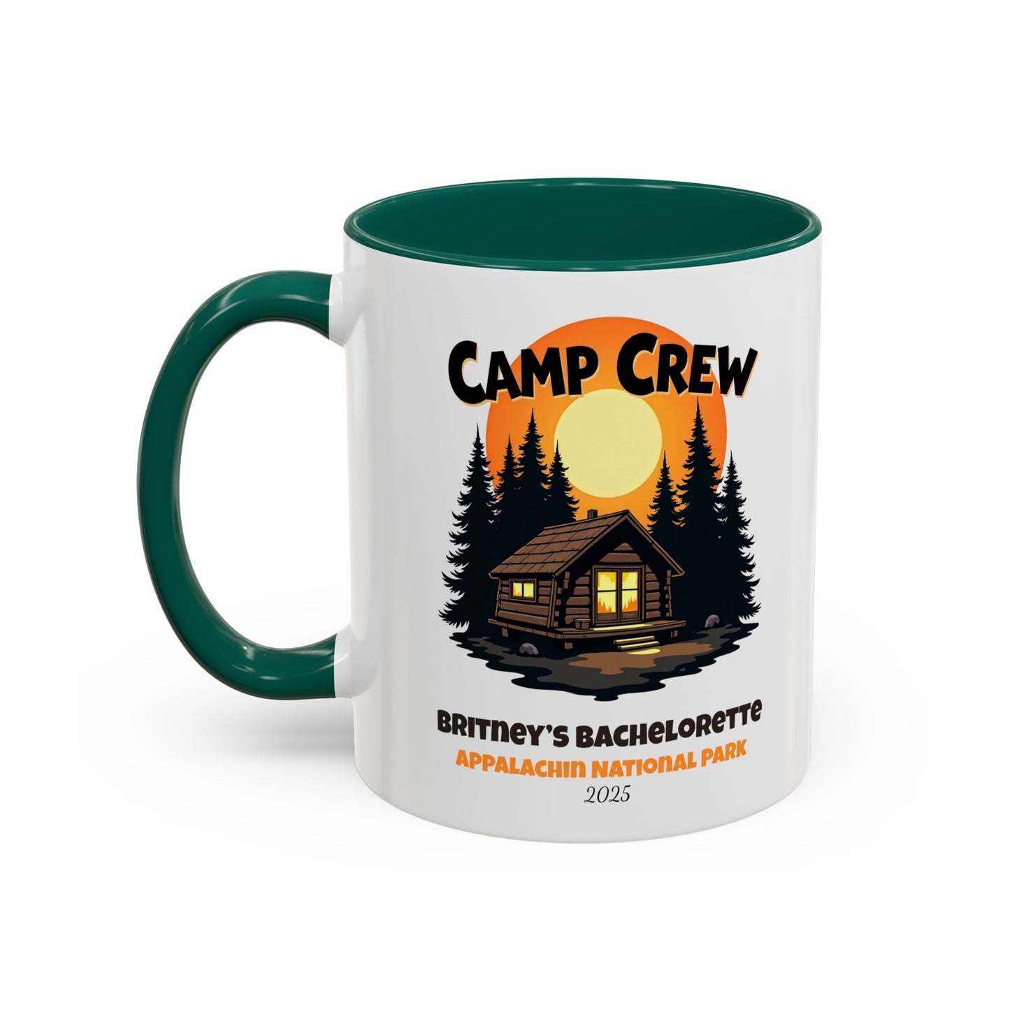 Camp Crew Accent Coffee Mug, Hen Party Favors, Camp Bachelorette, Bachelorette Cup, Girls Trip Gifts, Bride Tribe