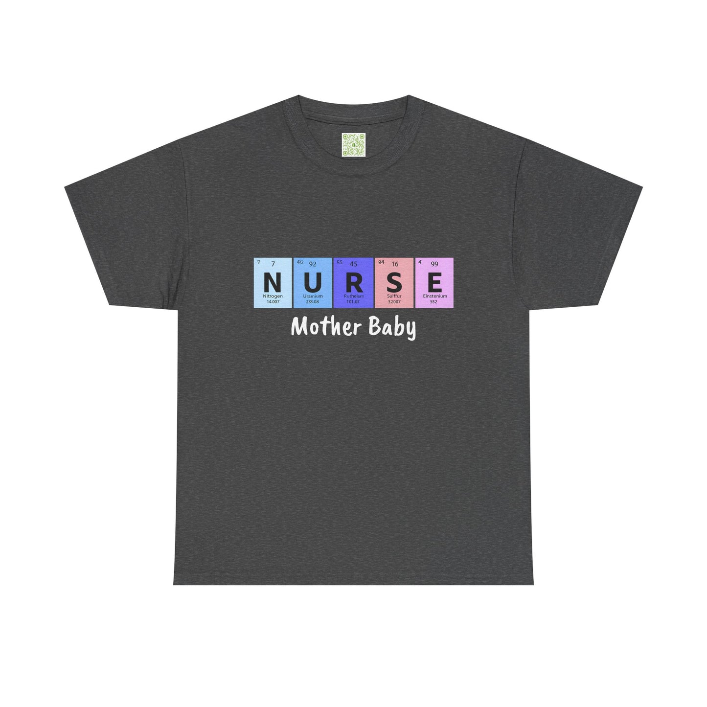 Postpartum Nurse Periodic Table Elements Tee,  Mother Baby Nurse Shirt, Nurse Practitioner, Unisex Tee Gift