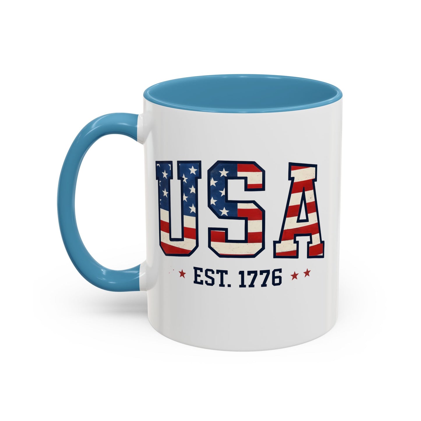 USA Patriotic Coffee Mug, Memorial Day Mug, American Flag Mug, Patriotic Mug, Freedom Cup, USA Flag Mug, Fourth of July