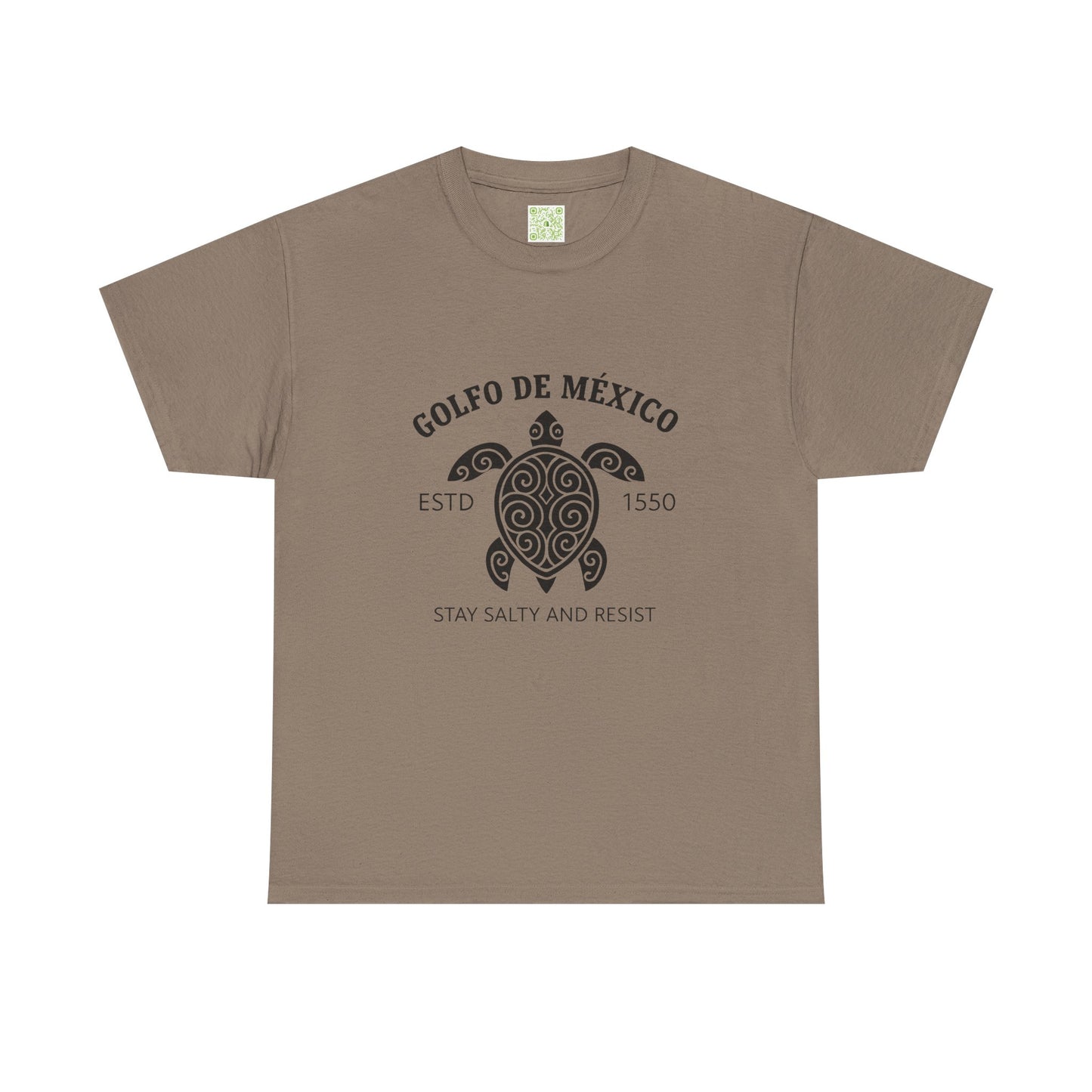 Gulf of Mexico Turtle Cotton Tee, Golfo de Mexico, Stay Salty Shirt, Sea Turtle Shirt, Turtle Shirt, Conversation Starter