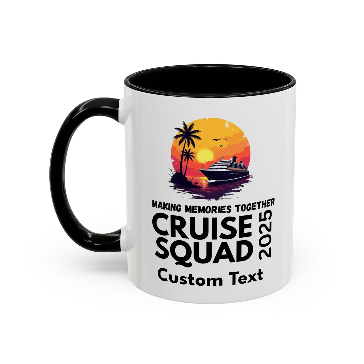 Personalized Cruise Squad Mug, Cruise Party Mug, Group Cruise Mug, Cruise 2025 Mug, Matching Cruise Mug, Family Travel Mug