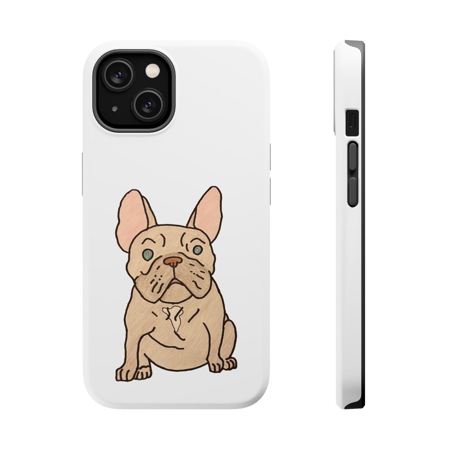 French Bulldog Magnetic Tough Case, Cute Pet Phone Cover, Dog Lover Gift, MagSafe Phone Protector, Unique Phone Accessory