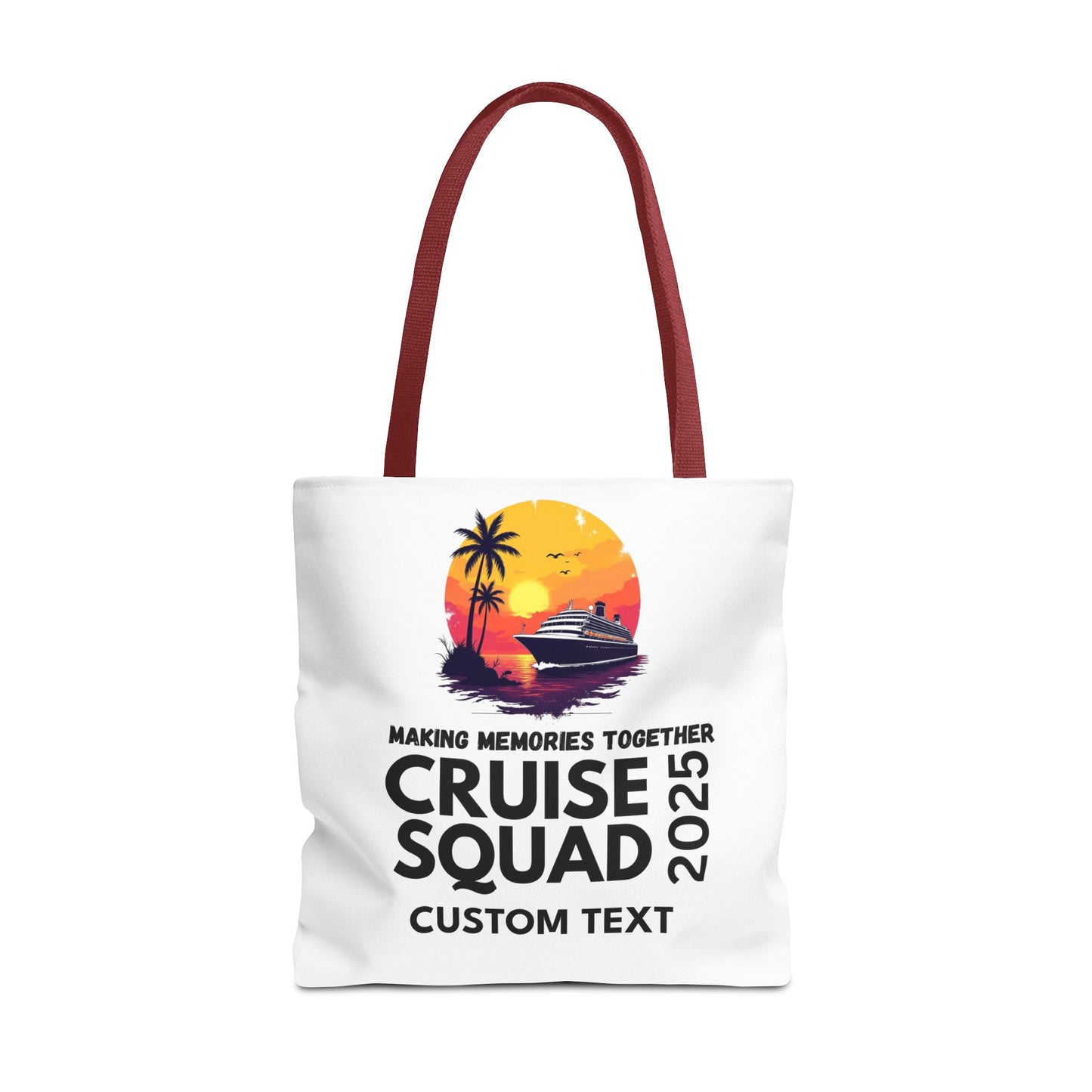 Personalized Cruise Squad Tote Bag, Family Cruise 2025, Matching Tote Bag, Vacation Tote, Family Vacation 2025, Cruise Bag