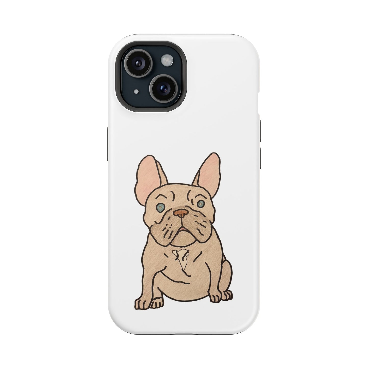French Bulldog Magnetic Tough Case, Cute Pet Phone Cover, Dog Lover Gift, MagSafe Phone Protector, Unique Phone Accessory