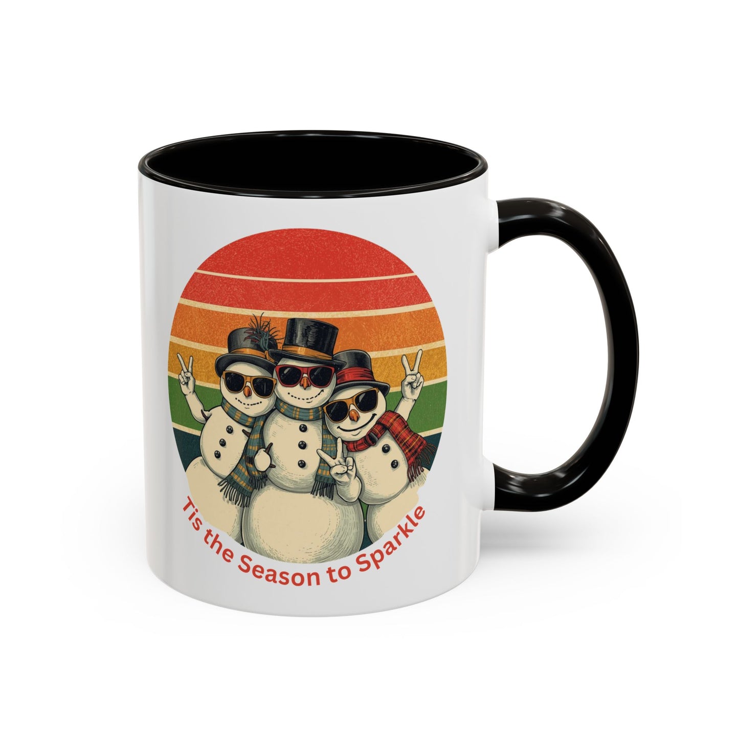 Retro Winter Snowman Mug, Christmas Mug, Nurse Holiday Gift, Gift for Nurse, Nursing Christmas, Nurse Gift, Snowman Mug