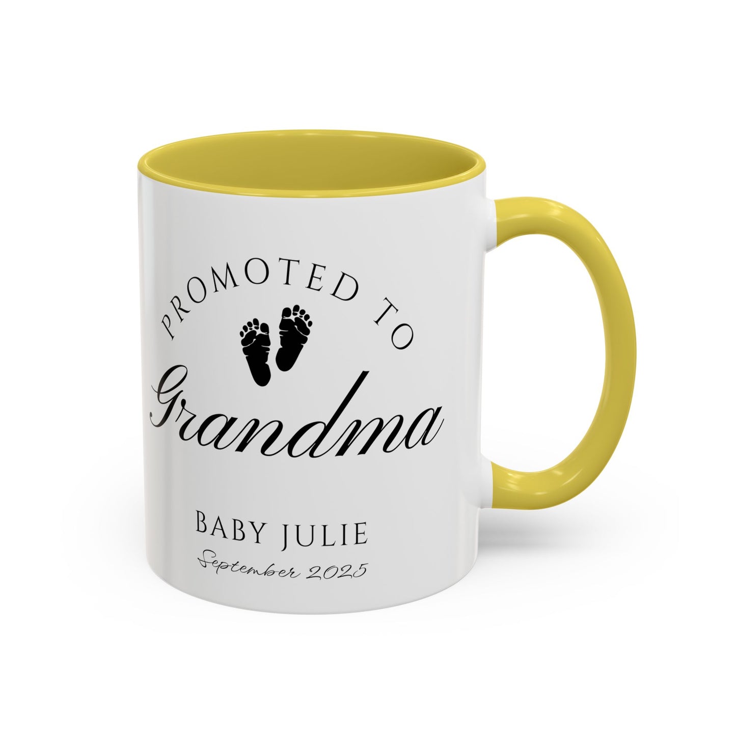 Promoted to Grandma Mug, Pregnancy Announcement Coffee Cup, Baby Reveal Gift, New Grandparent Mug, Grandma to Be Gift, Custom Baby Announcement