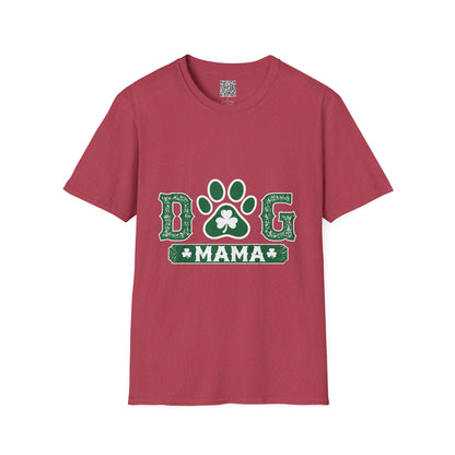 Dog Mama T-Shirt - Unisex Pet Lover Tee, Dog Paw Print Shirt, Dog Mom Gift, Casual Wear for Animal Lovers