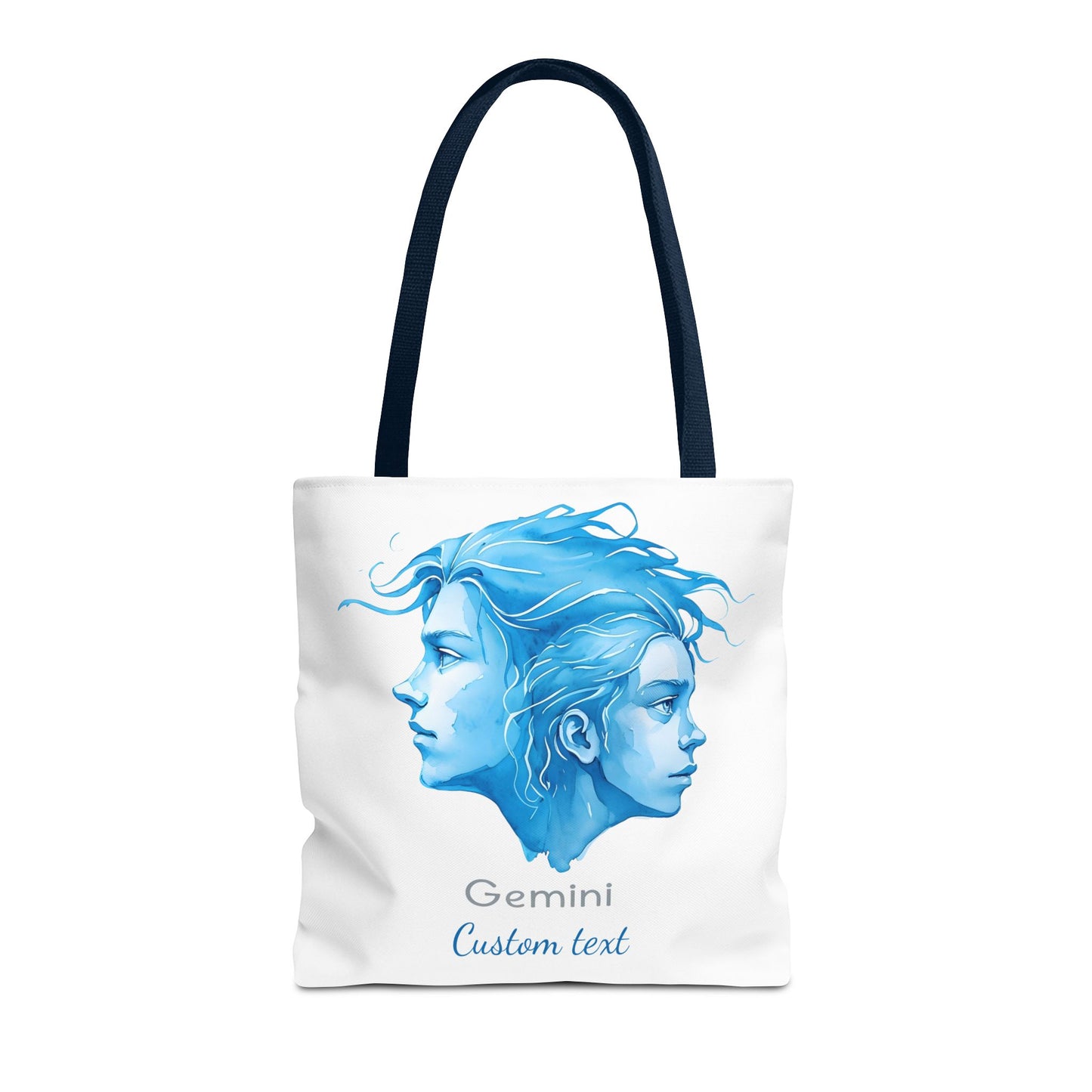 Gemini Zodiac Personalized Tote Bag, Astrology Lover Gift, Artistic Tote Bag, Gemini Birthday Gift, Trendy Tote