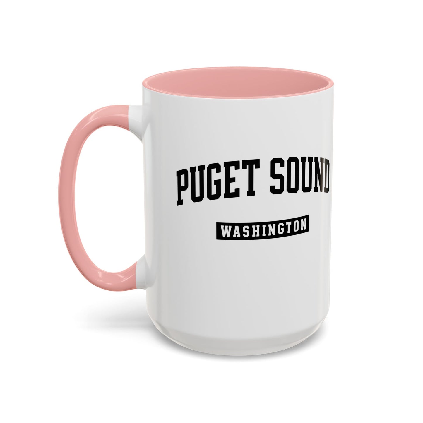 Puget Sound Washington Accent Coffee Mug, Tacoma, Puget Sound Gift, Puget Sound WA, Washington Souvenir, Puget Sound Mug