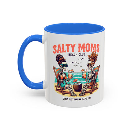 Bonus Mom Gift, Salty Moms Beach Club Mug, Salty Mug, Summer Mom Mug, Hot Mom Summer, Beach Club Mug, Stay Salty Mug, Beach Days