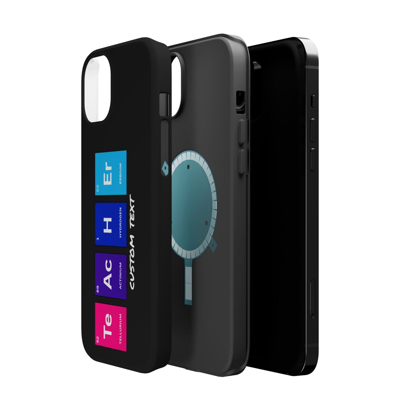 Teacher Element Magnetic Tough Case, Gift for Educator, First Year Teacher, Trendy iPhone Case, Periodic Table