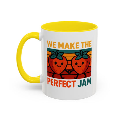 Humorous Strawberry Jam Coffee Mug, Summer Vibes Mug, Strawberry Mug, Food Humor Mug, Hilarious Mug, Gift Idea