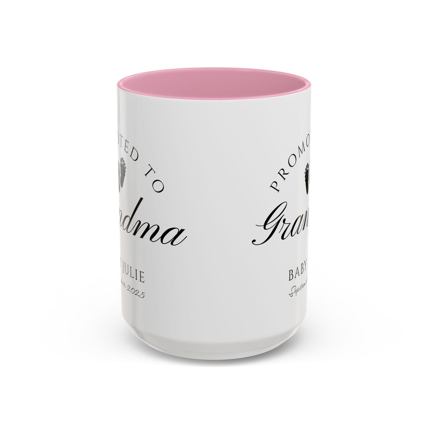 Promoted to Grandma Mug, Pregnancy Announcement Coffee Cup, Baby Reveal Gift, New Grandparent Mug, Grandma to Be Gift, Custom Baby Announcement