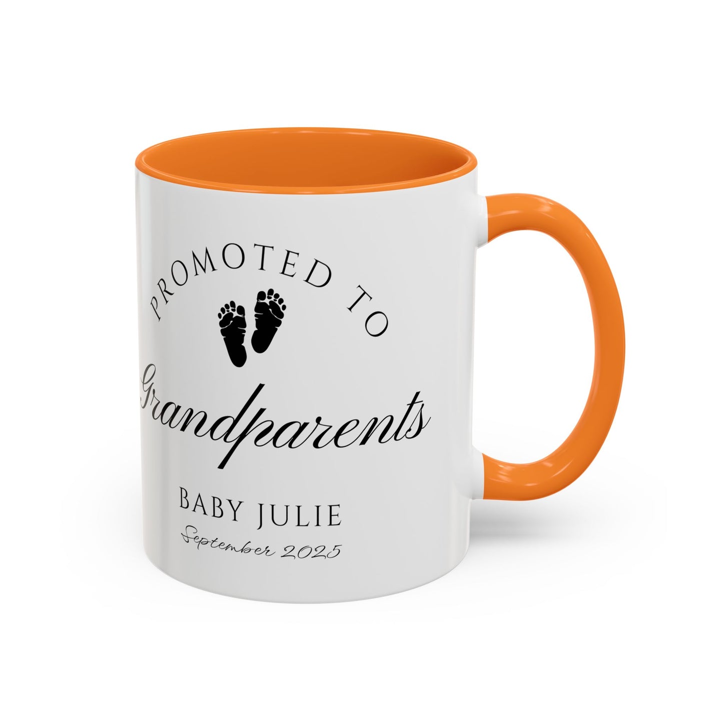 Promoted to Grandparents Mug, Pregnancy Announcement Coffee Cup, Baby Reveal Gift, New Grandparent Mug, Personalized Baby Announcement