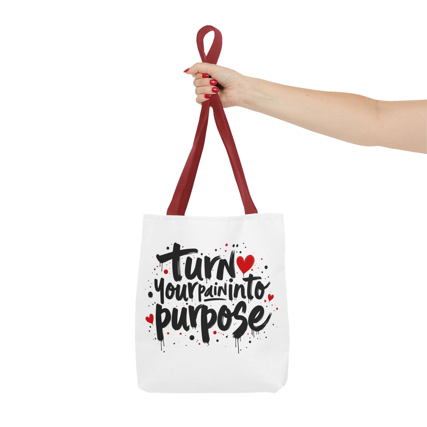 Enneagram 4 Inspirational Tote Bag, Turn Your Pain Into Purpose, Enneagram Type 4, Self Growth, Personality Types