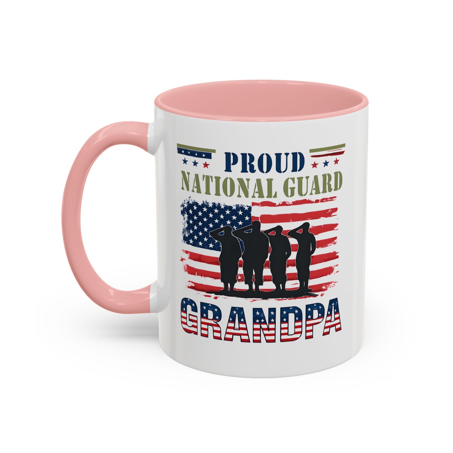 Proud National Guard Grandpa Coffee Mug, Army National Guard, Veteran Appreciation, Gift for Heroes, Military Family Gift