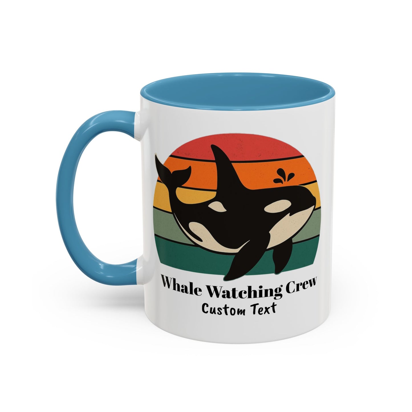 Personalized Orca Whale Coffee Mug, Whale Watching Mug, Whale Gifts, Alaskan Cruise, Blue Whale, Beluga Whale, Maui Excursion
