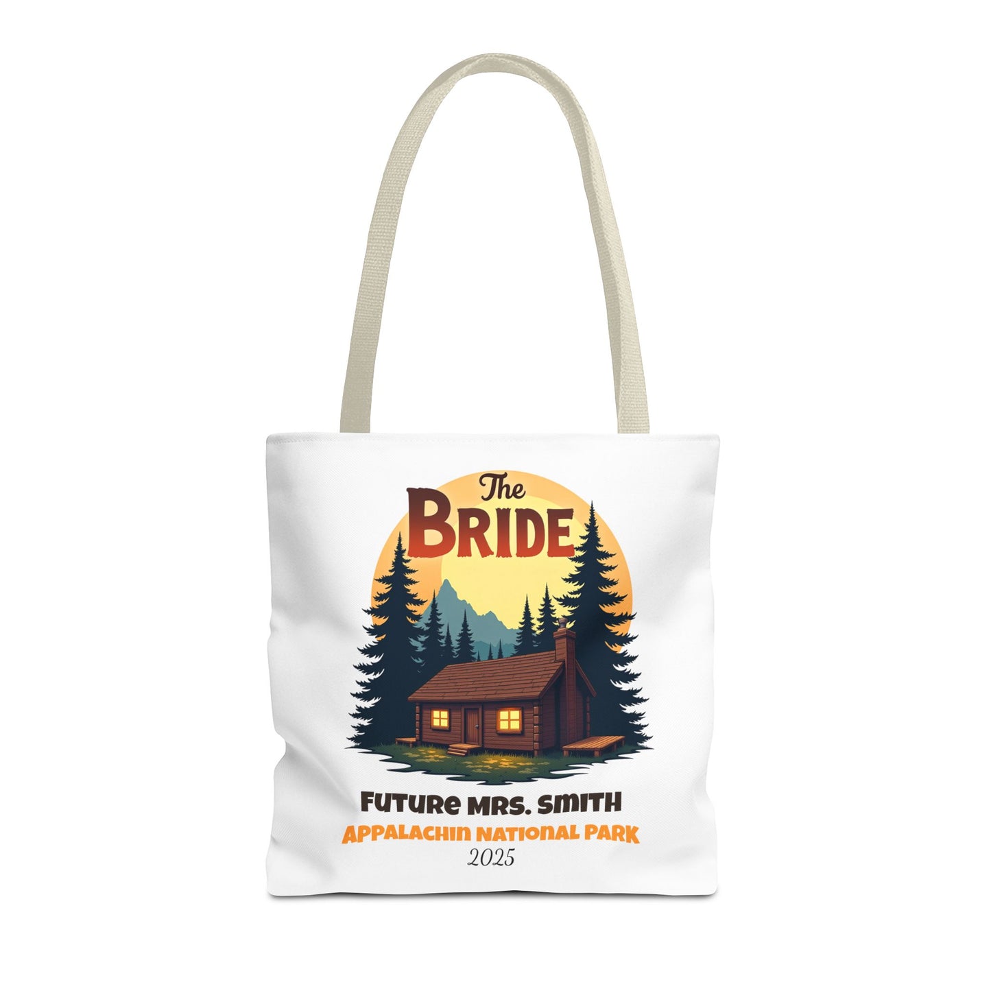 Camp Bride Tote Bag, Bride Beach Bag, Bridal Tote Bag, Camp Bachelorette, Bach Party Favors, Custom Beach Bag