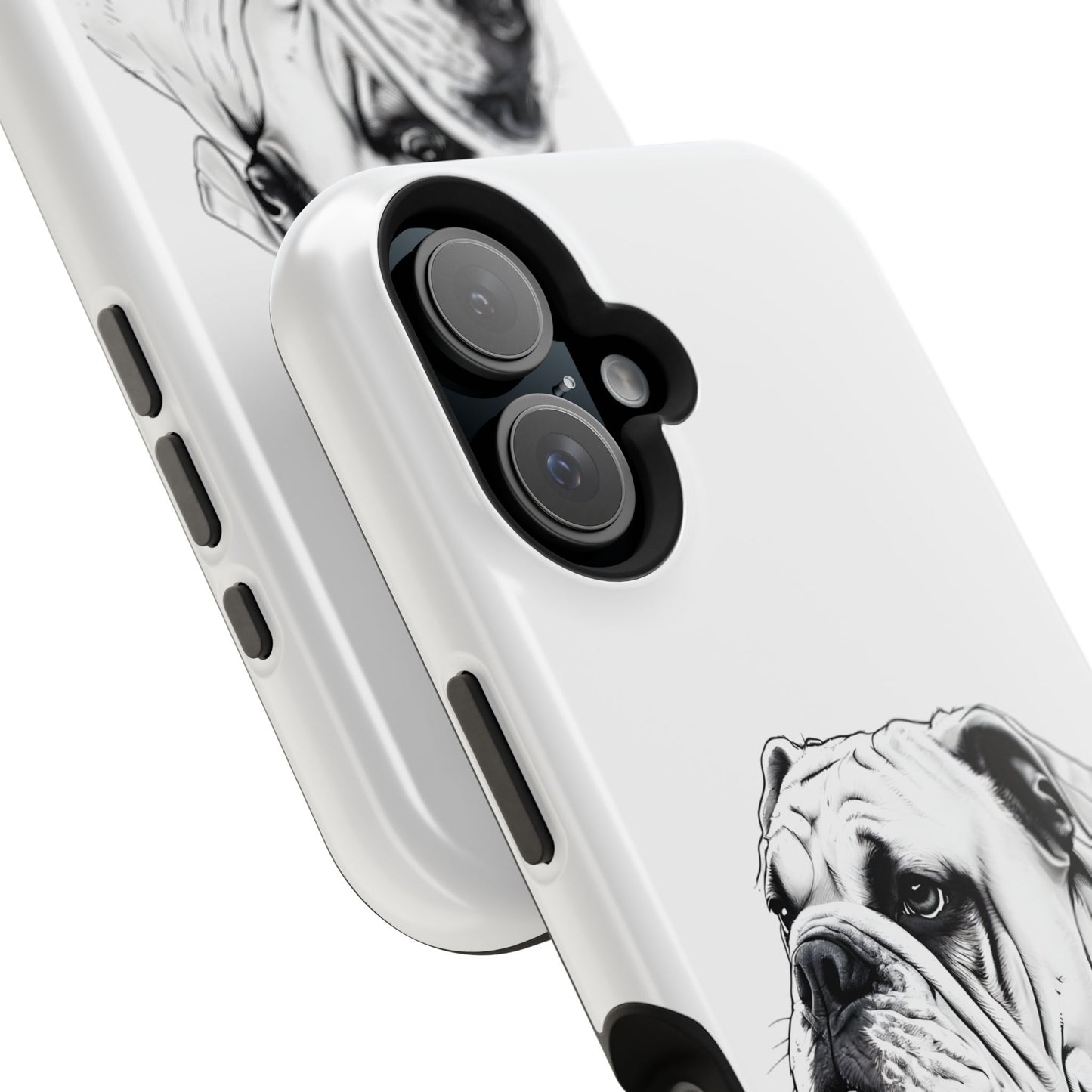 Bulldog Magnetic Tough Cases - Durable Phone Protection, Pet Lovers Gift, Animal Accessories, Unique Design, Personalized Tech