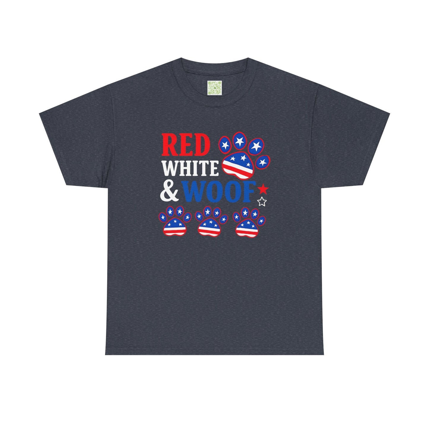 Patriotic Dog Lover Tee, USA Dogs Shirt, Red White & Woof, Fourth of July Shirt, American Shirt, Dog Lovers Gift