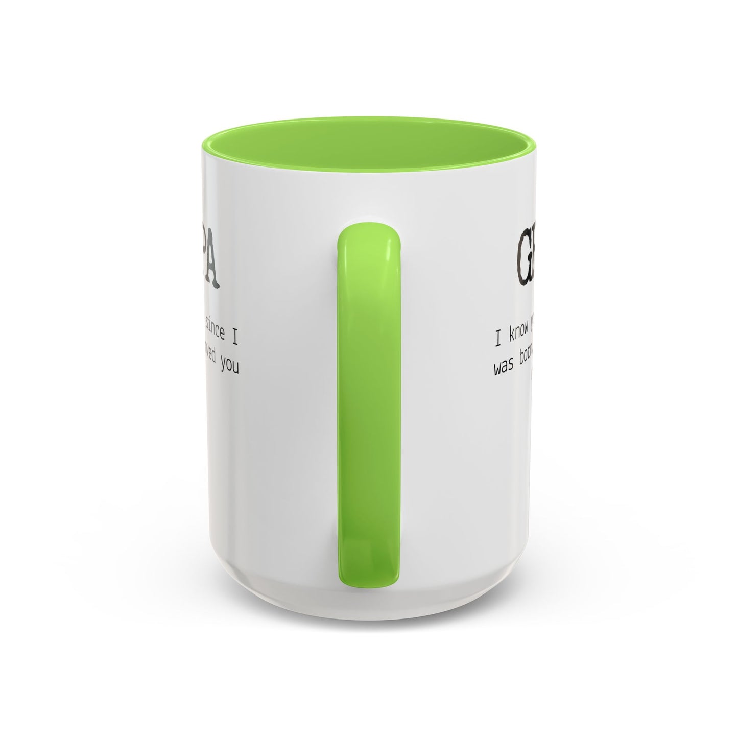 Personalized Grandpa Mug, Gift from Grandchild, Custom Message Coffee Cup, Grandpa Birthday Gift, Father’s Day Mug, Sentimental Gift for Grandpa