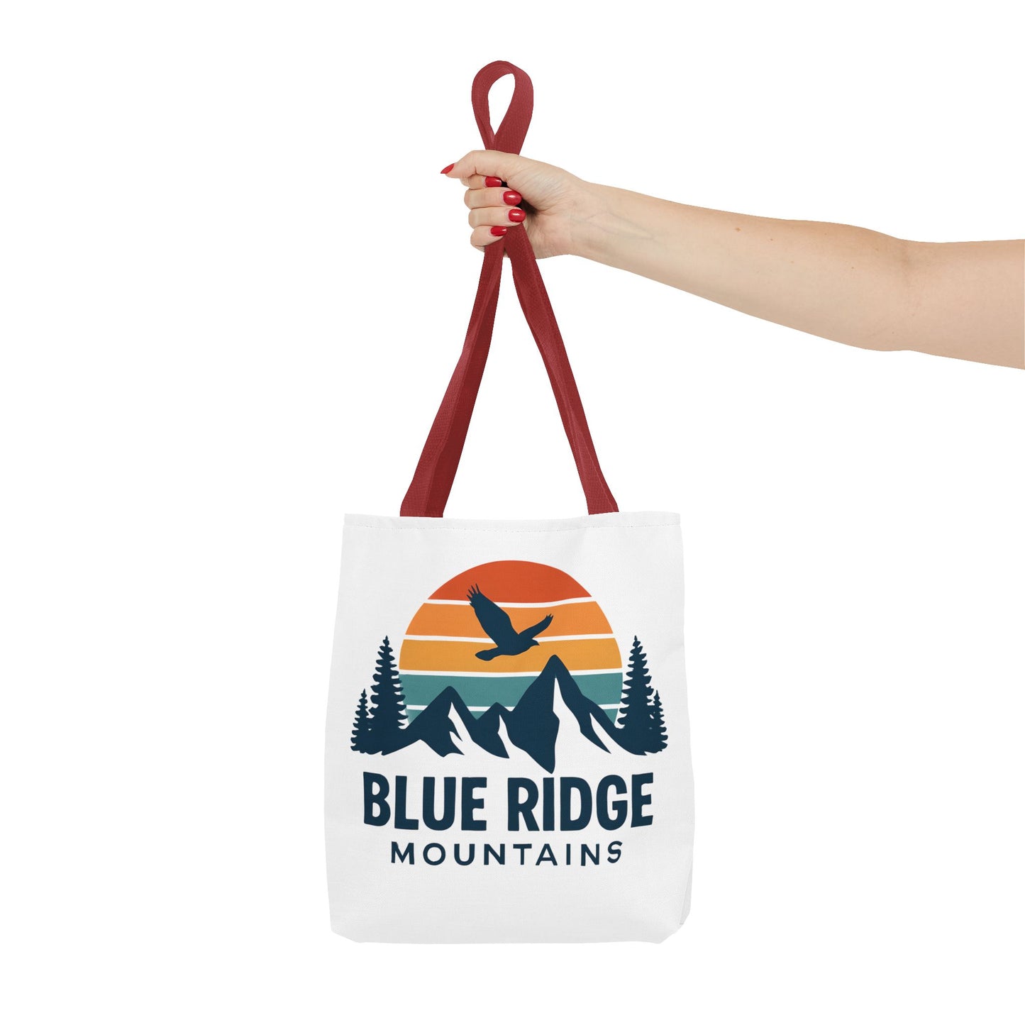 Blue Ridge Mountains Tote, Blue Ridge Parkway Bag, Appalachian Trail Tote, Smokey Mountains Gift, North Carolina Gift