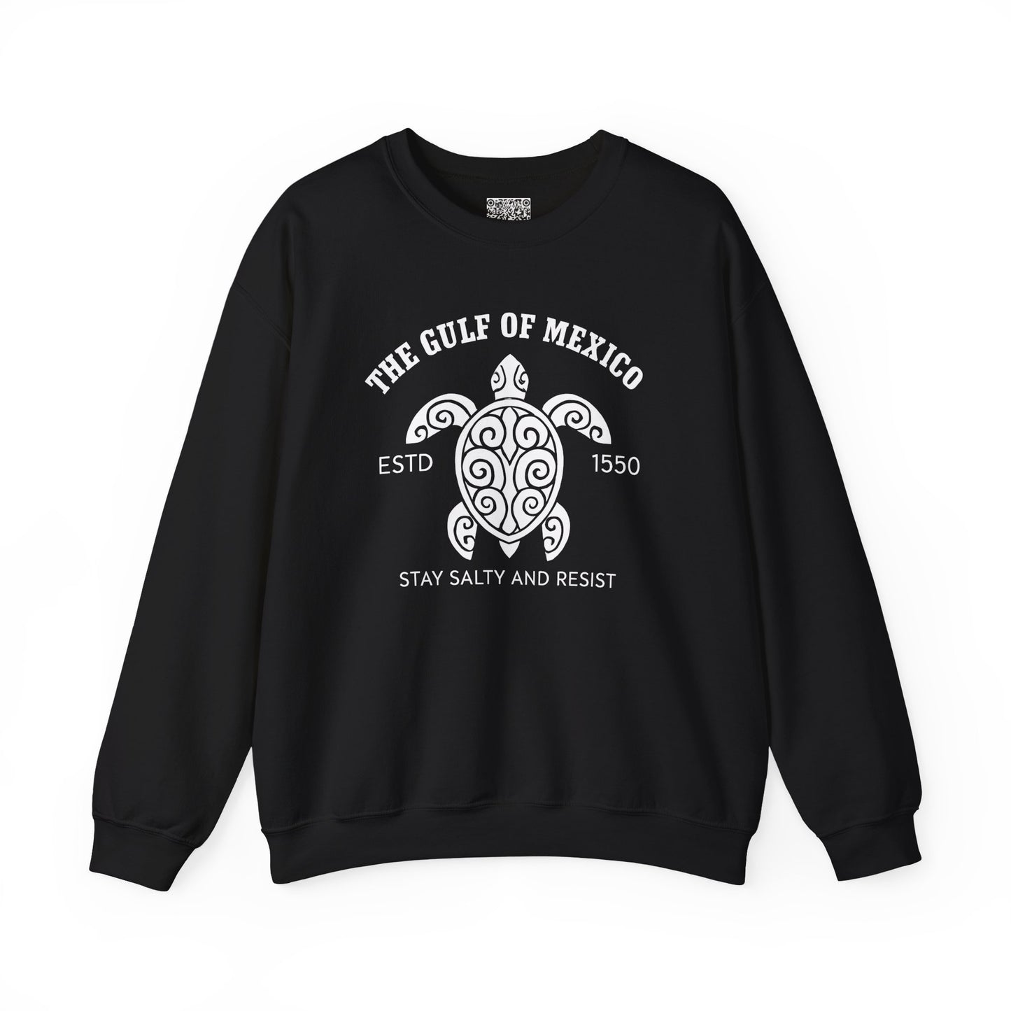 Gulf of Mexico Turtle Sweatshirt - Stay Salty and Resist