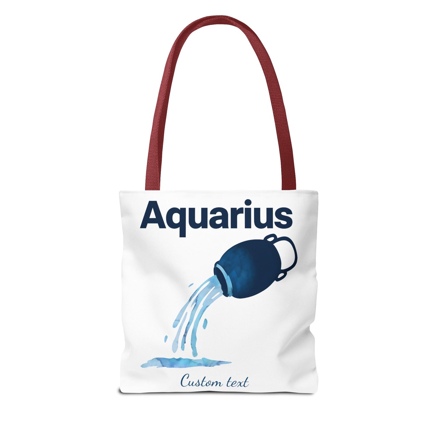 Aquarius Zodiac Personalized Tote Bag, Astrology Lover, Trendy Tote Bag, Aquarius Birthday Gift, Weekender Bag